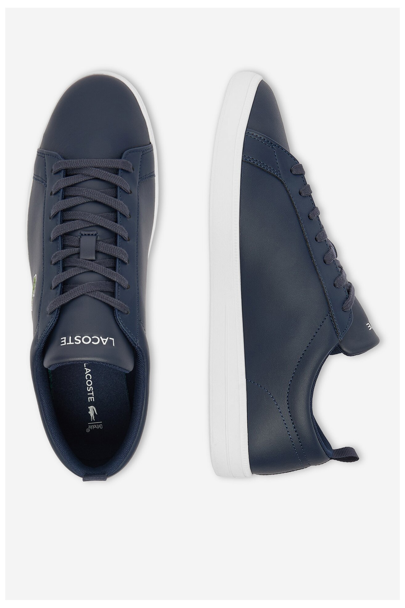 Спортни обувки LACOSTE C-COURT BASE 48SMA0112_092 КОБАЛТОВО СИНЬО