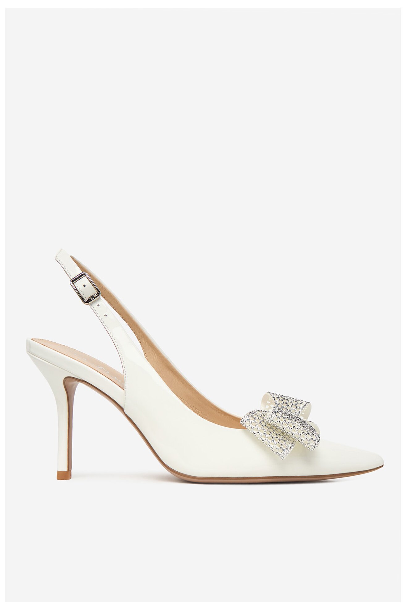 Czółenka EVA MINGE ANEMONE-V1892-56-1 Biały