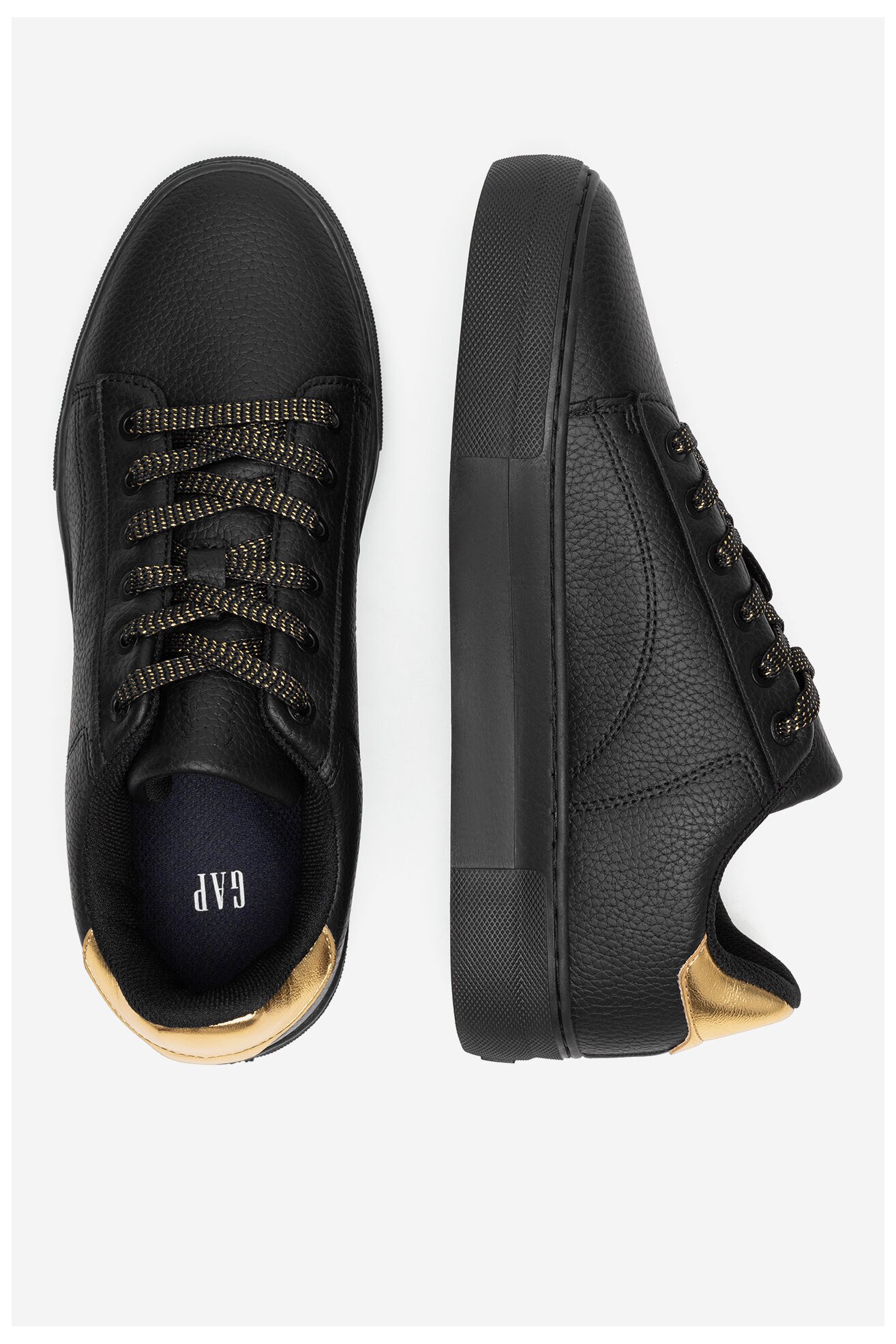 Încălțăminte sport GAP PORTLAND CUP LOW W GP505010AW-BKGO NEGRU