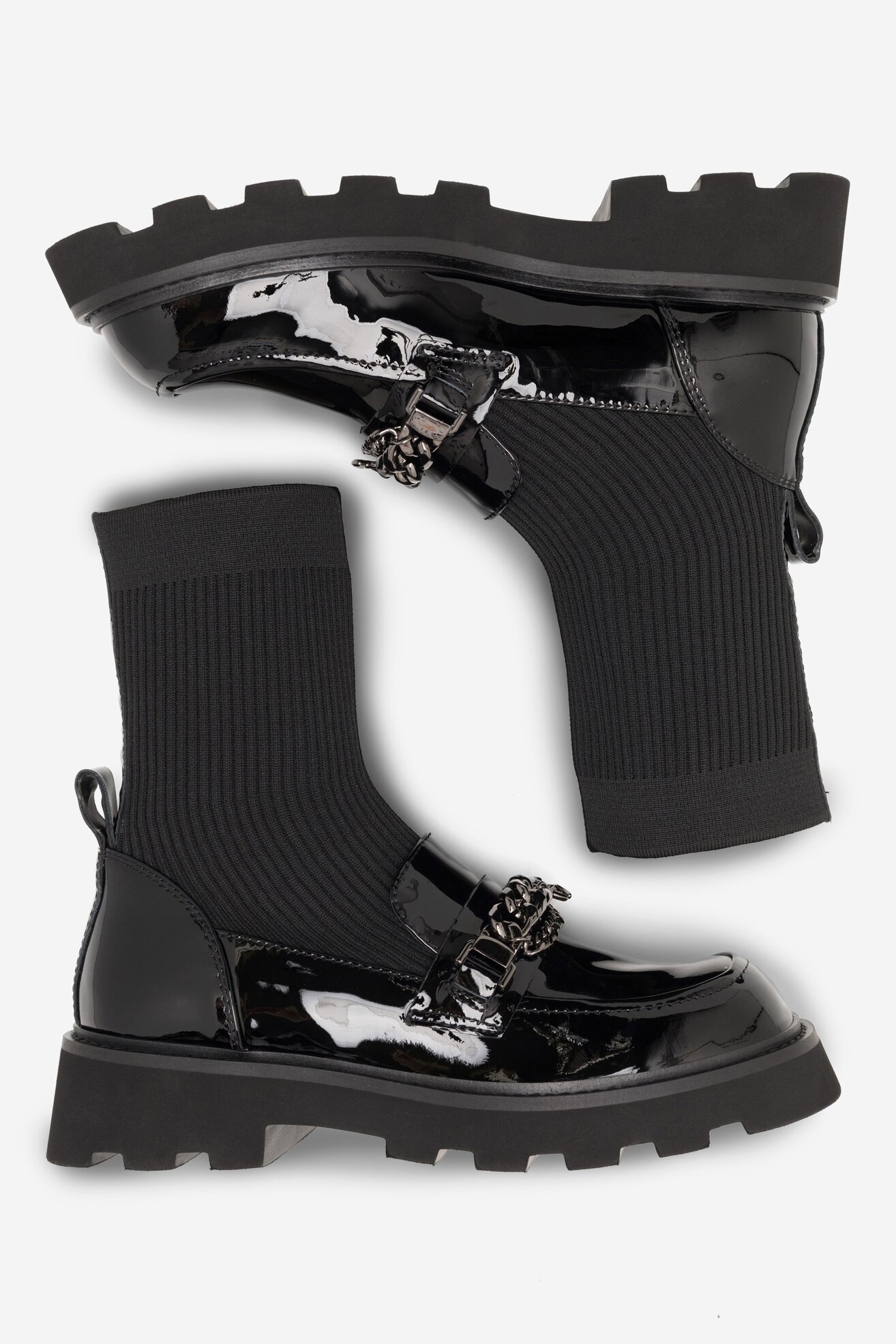 Botki EVA MINGE BACAU-V1063-119-1 Czarny