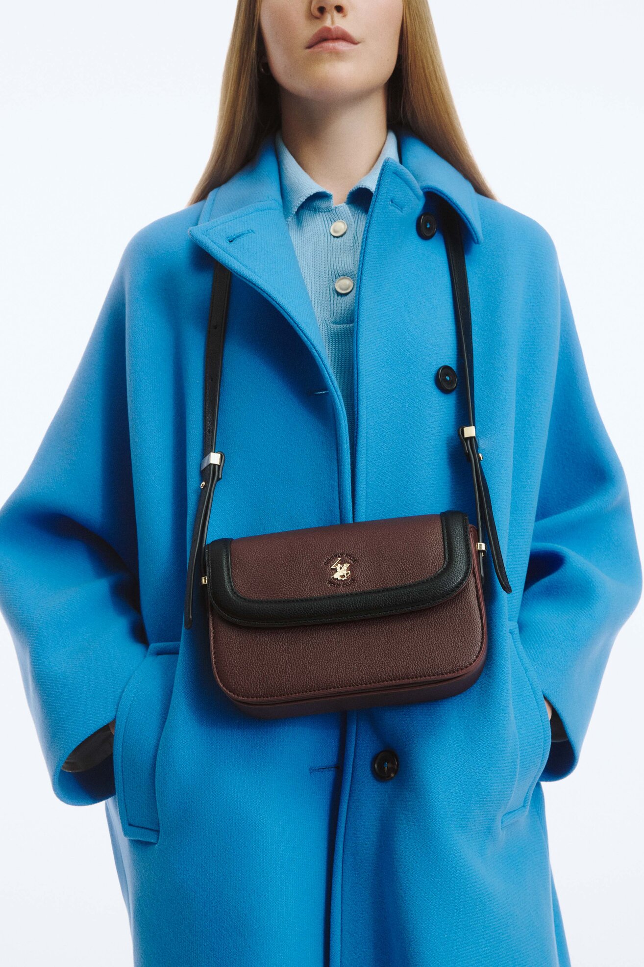 Kézitáska Beverly Hills Polo Club C-BHPC-L-005-08 BORDÓ