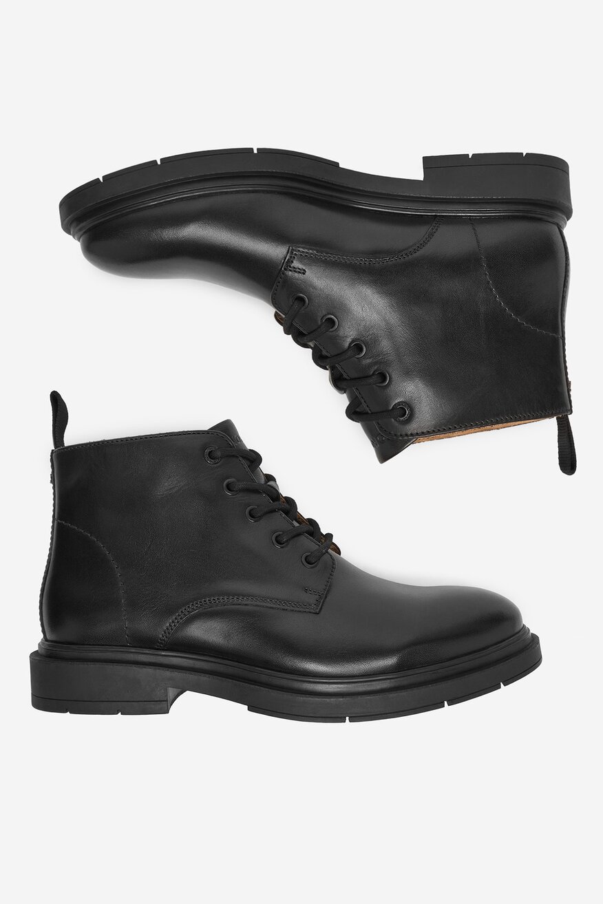 
                Gino Rossi - Skórzane trzewiki sznurowane - 5906751503249