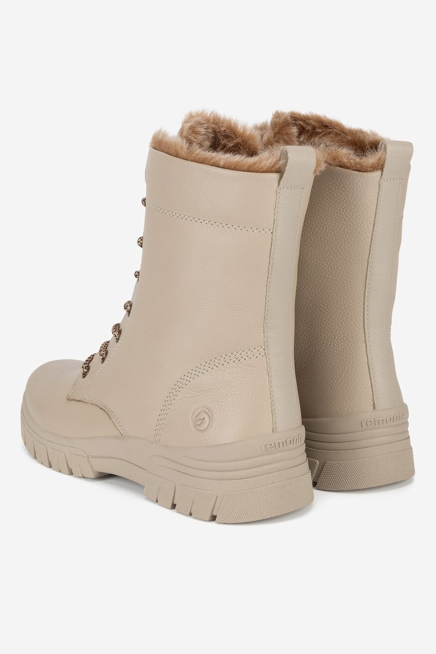 Remonte - Trzewiki skórzane ocieplane - 2230068908835