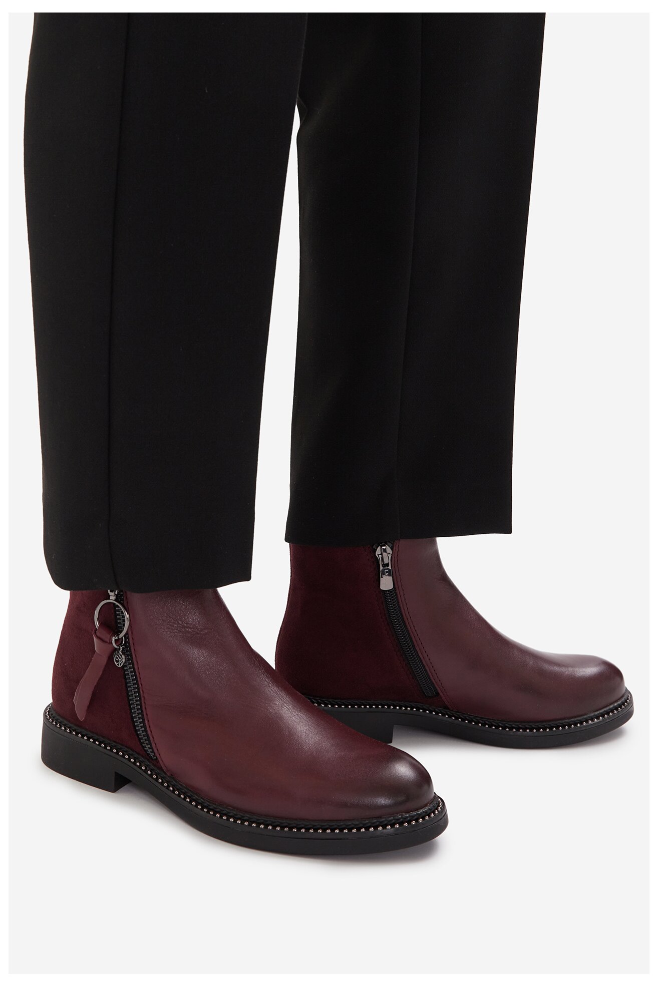 Kratke čizme Lasocki CEO-RST-56007-13 BORDO