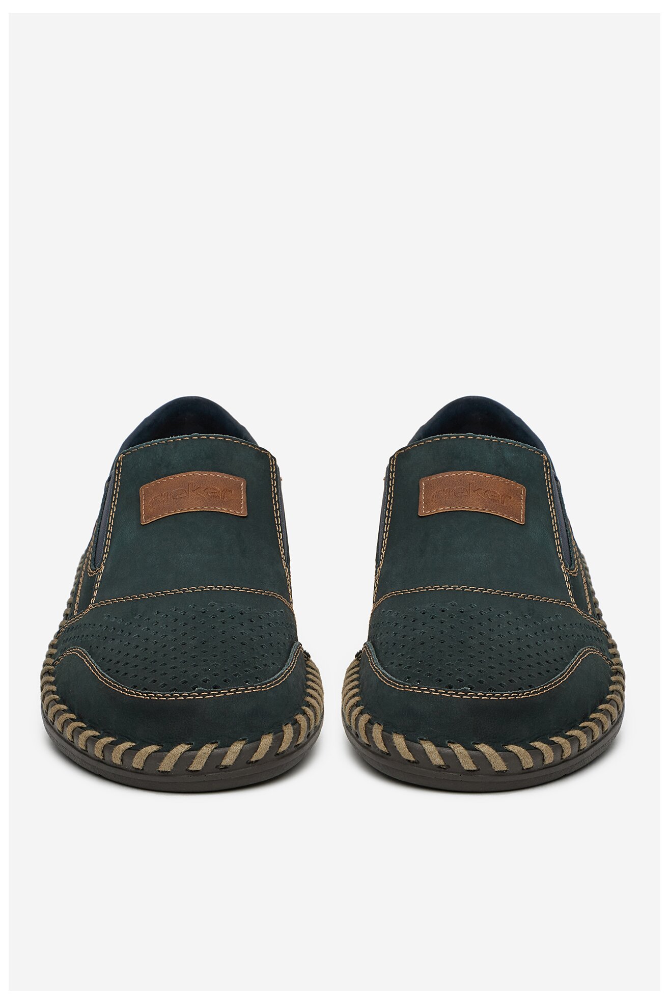 Półbuty Rieker B2466-14 Granatowy