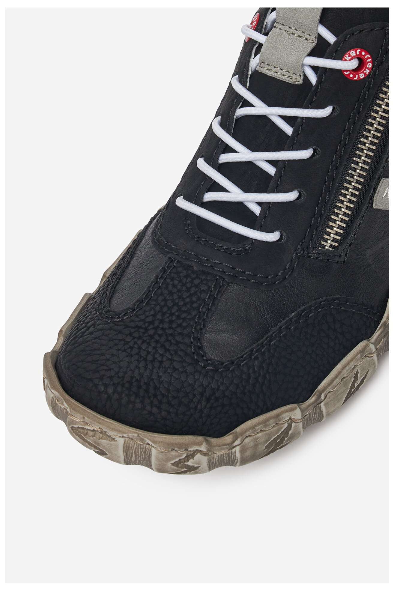 Félcipő Rieker L0363-00 FEKETE