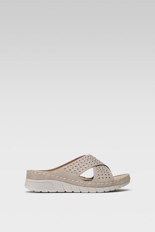 Шльопанець Clara Barson WS8054-02 БЕЖЕВИЙ