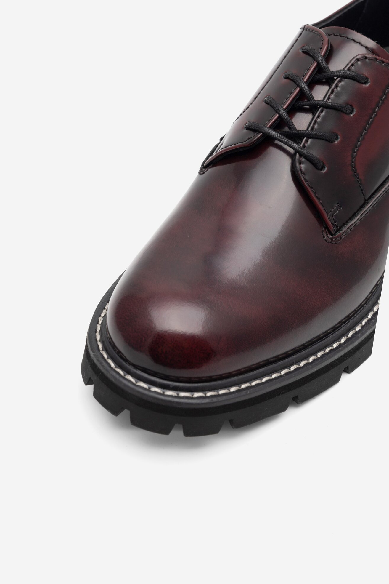 Półbuty Badura DEXTER-02 122AM Bordowy