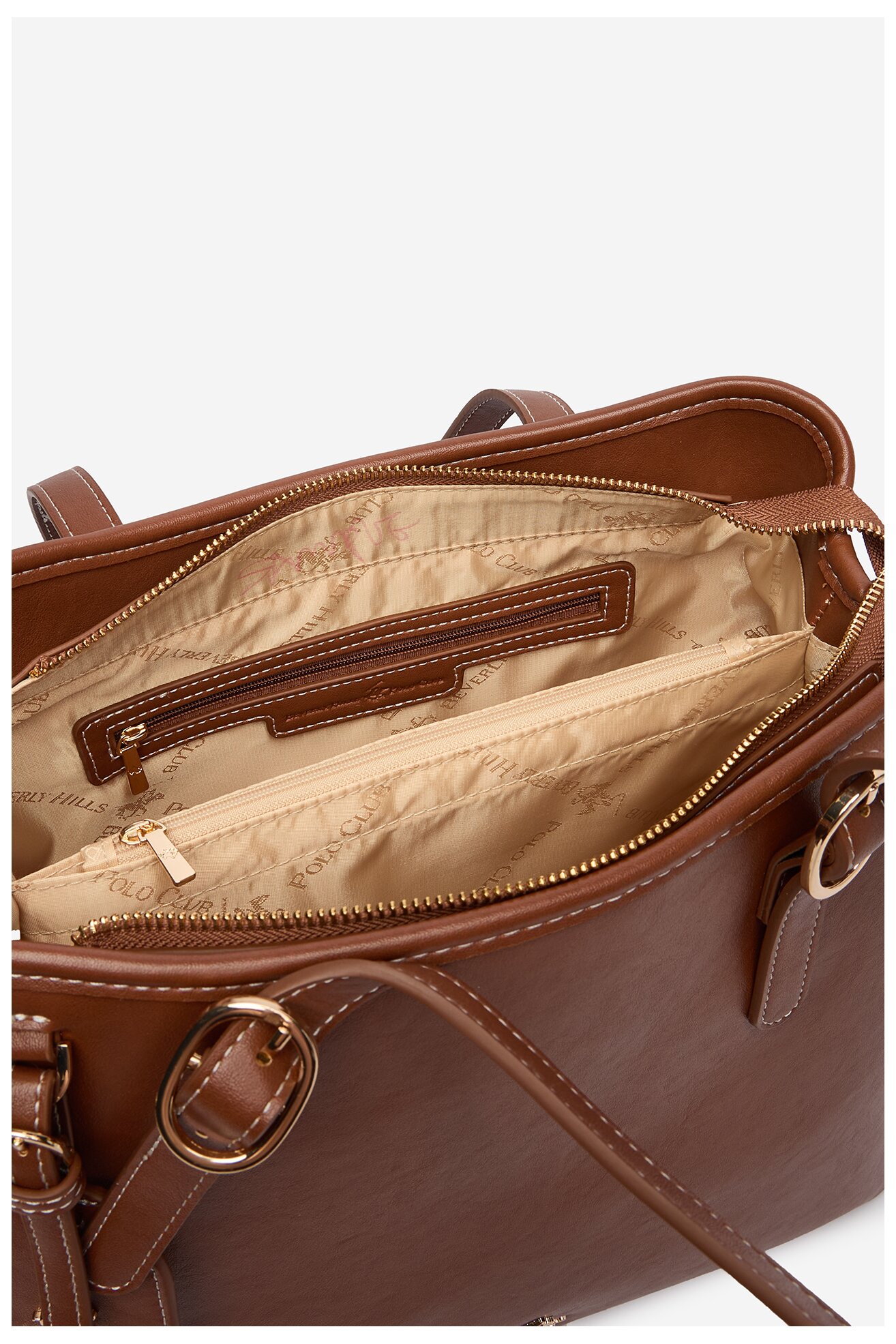 Сумка З Ремінцем Beverly Hills Polo Club EO-BHPC-C-010-09 КОРИЧНЕВИЙ