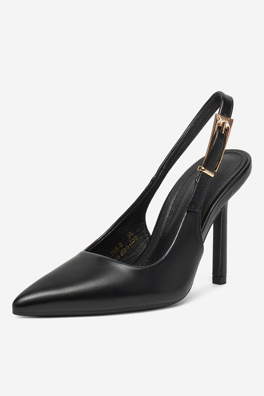 
                Pantofi cu toc DeeZee NEGRU - 5906751154731