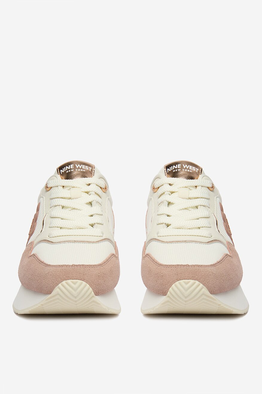 
                NINE WEST - Sneakersy skórzane - 5906751871294