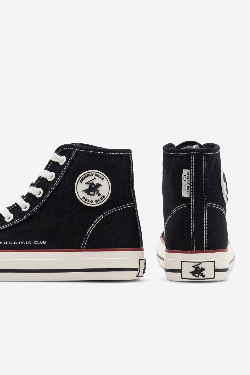 
                Vászoncipő Beverly Hills Polo Club FEKETE - 5905588170174