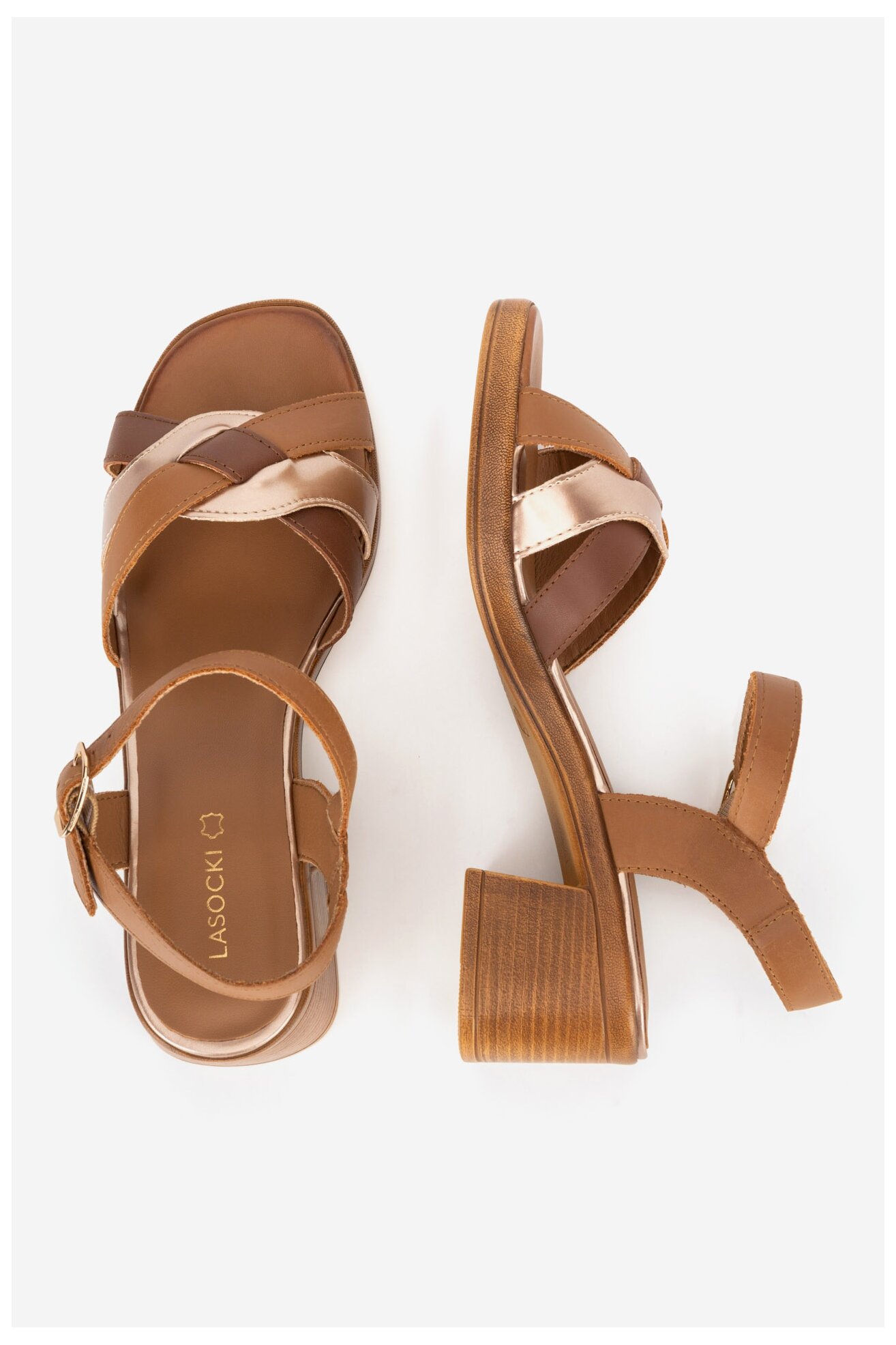 Sandały Lasocki RST-3248-05 Camel