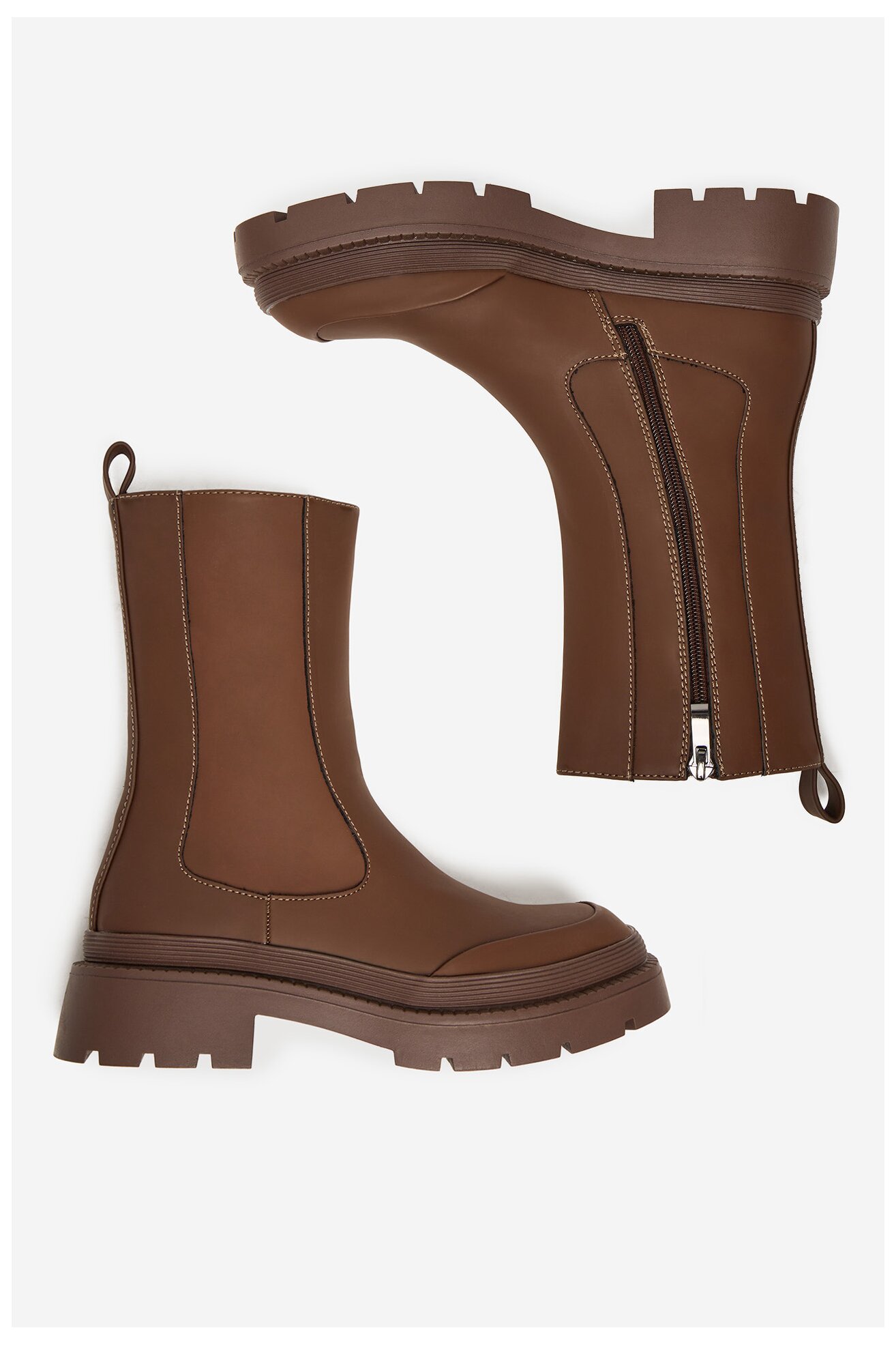 Kotníková obuv DeeZee 13096-10 TMAVĚ HNĚDÁ