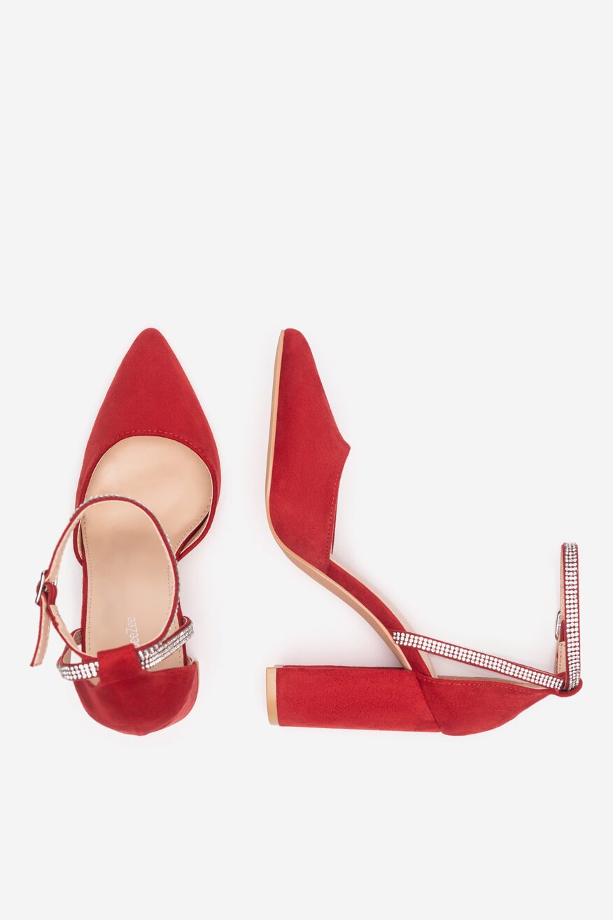 
                Елегантни обувки DeeZee ЧЕРВЕН - 5905588728429