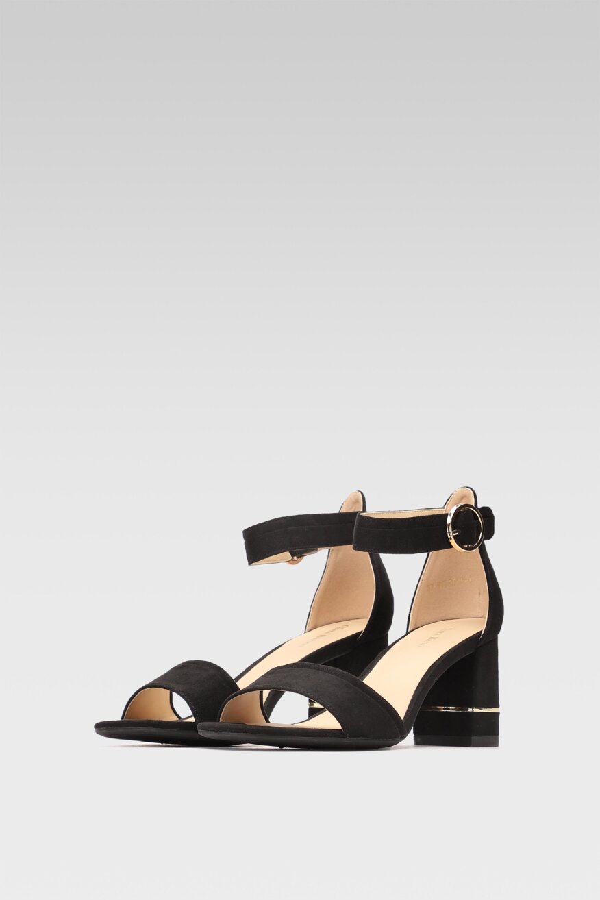 
                Clara Barson - Sandały na obcasie czarne - 5903698360157