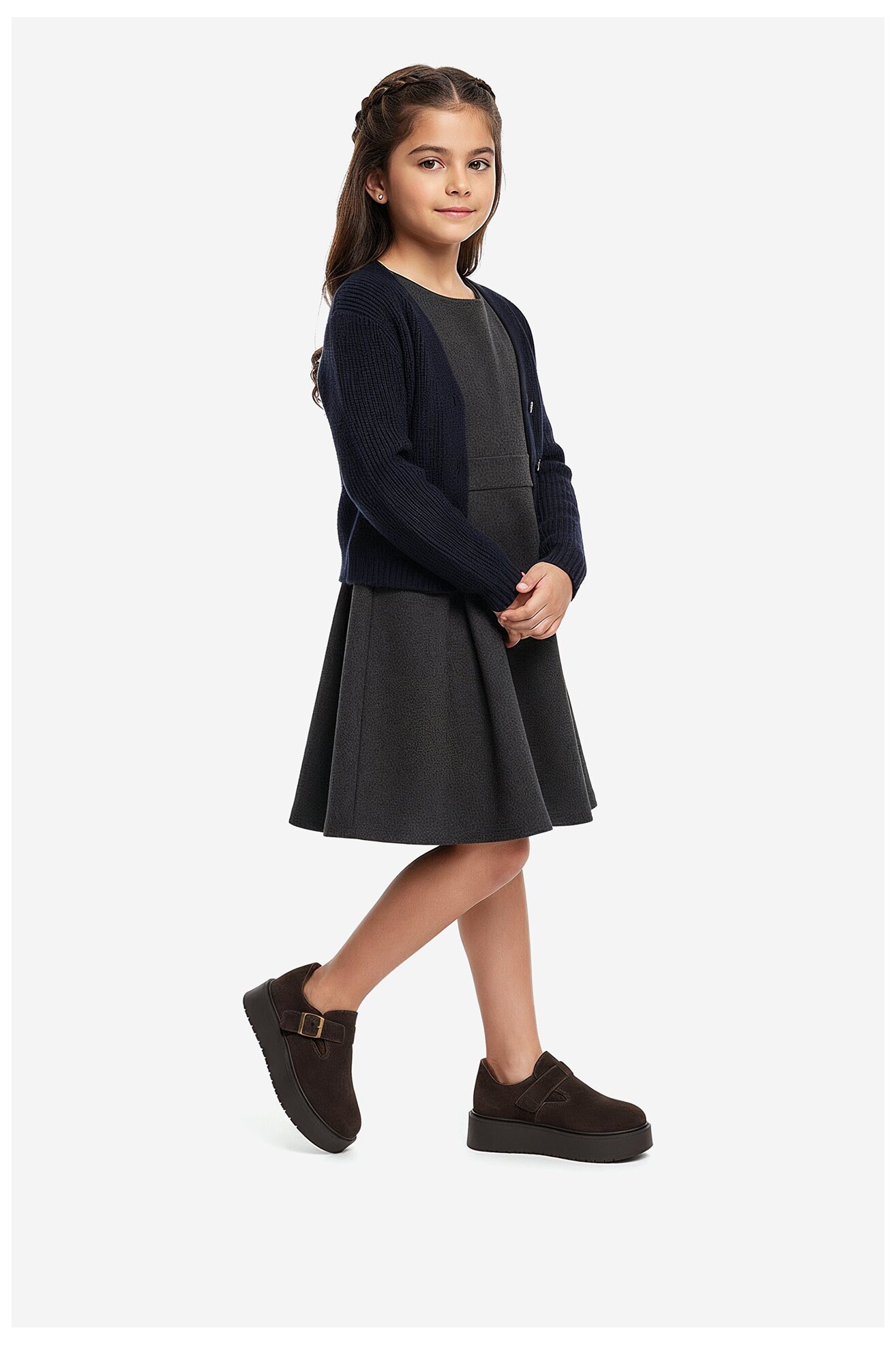 Половинки обувки Badura EO HY669015S-1 КАФЯВ