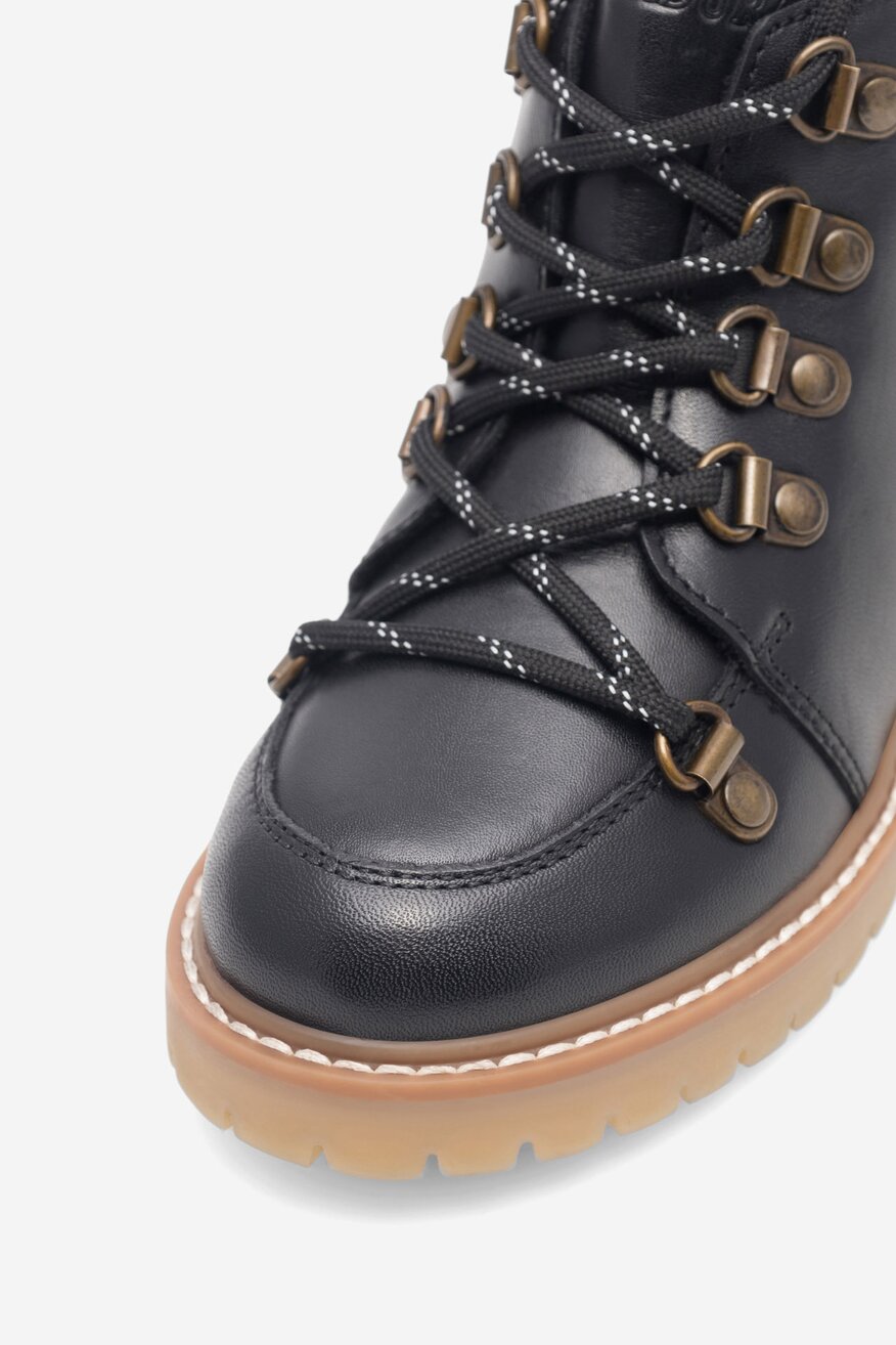 Badura - Trzewiki skórzane ocieplane - 5905588101888