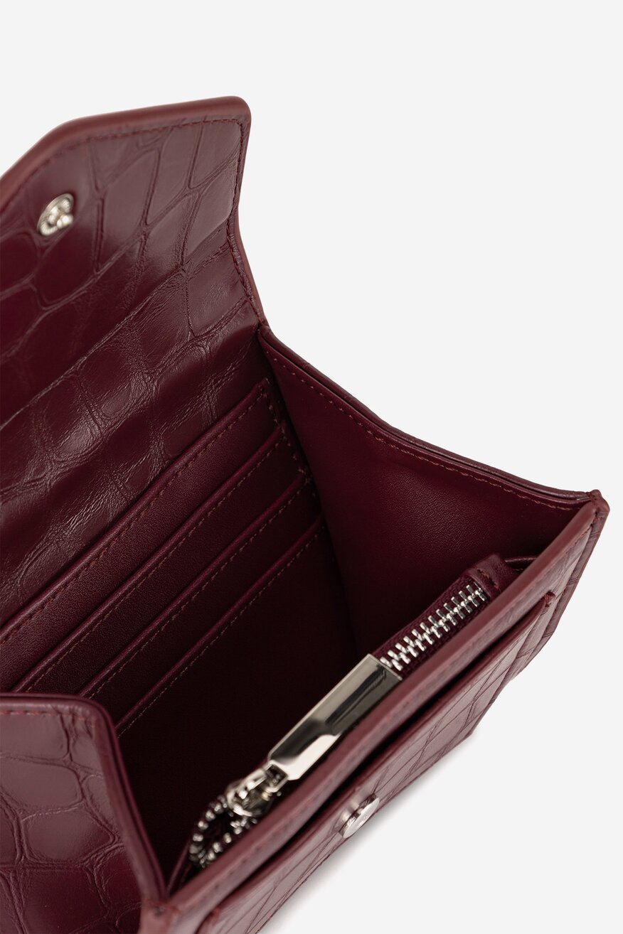 Ženski novčanik Gino Rossi BORDO - 5903419775208