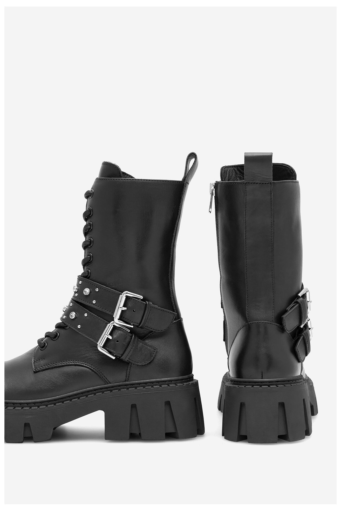 Bocanci EVA MINGE GANDRA-8326 NEGRU