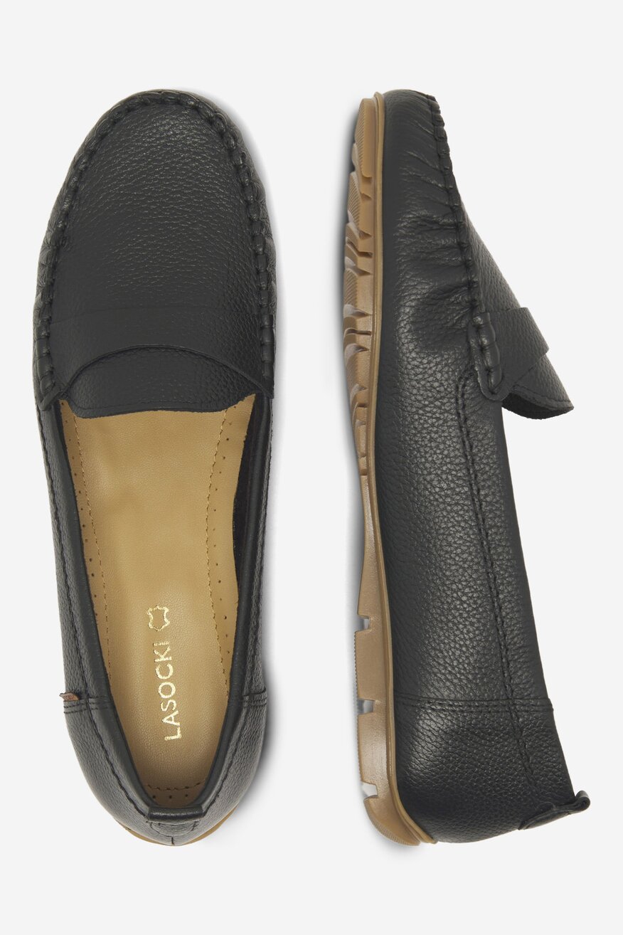 
                Lasocki - Mokasyny skórzane - 5905588438106