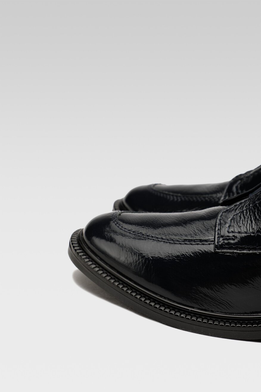 
                Lasocki - Skórzane botki granatowe - 5904862267913