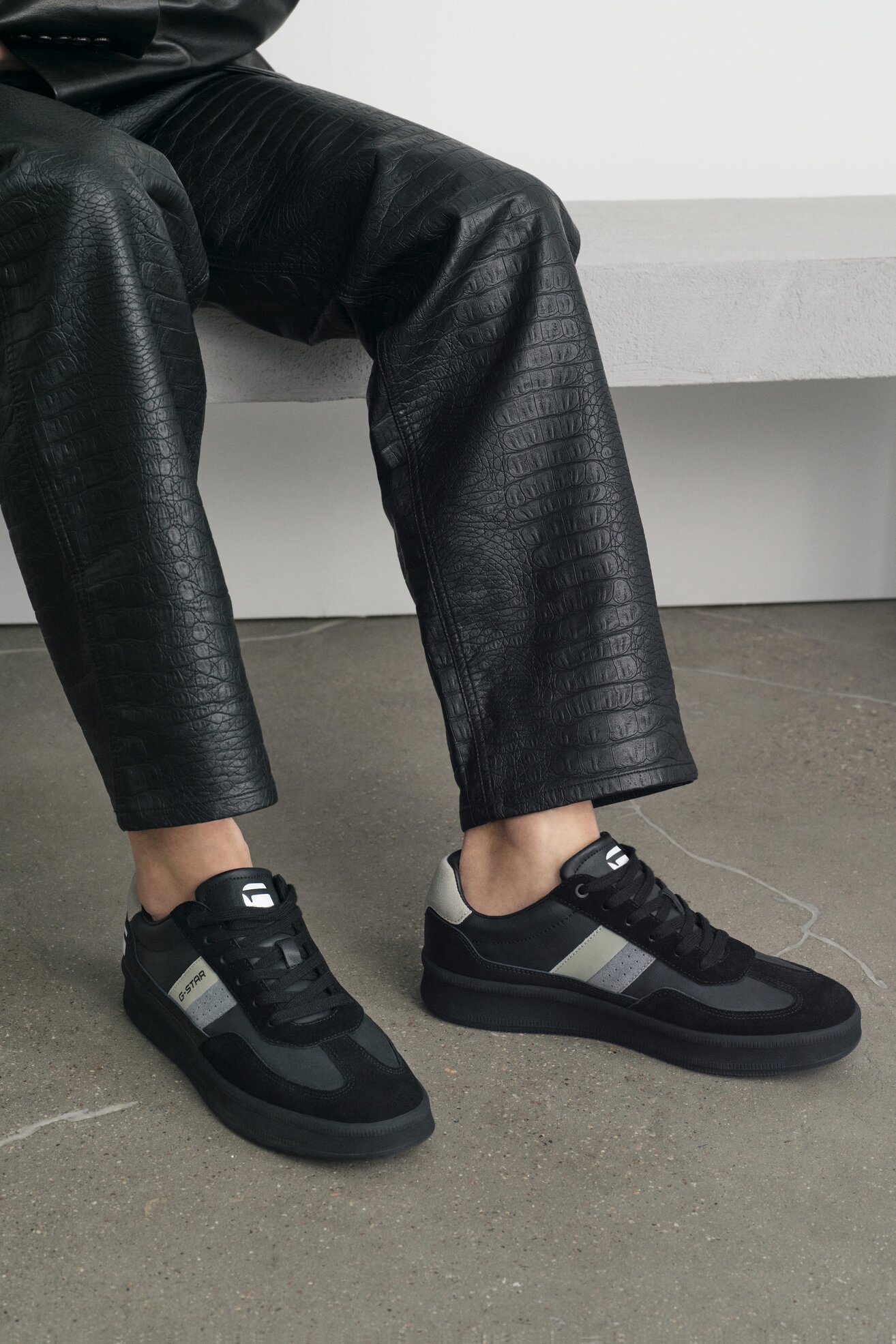 Tornacipő G-STAR RAW CARTER-01-WE FEKETE