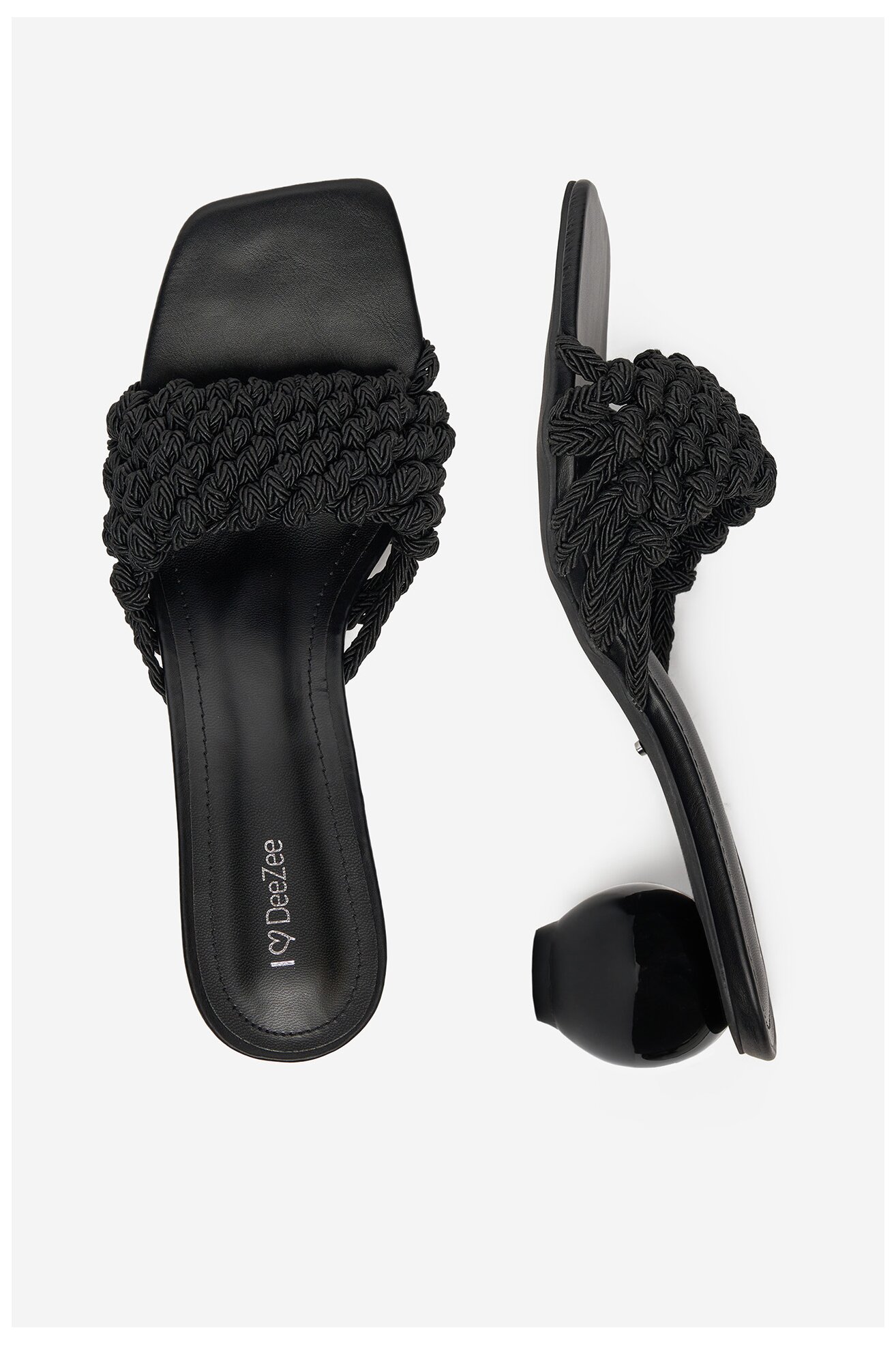 Klapki DeeZee LB1299 Czarny