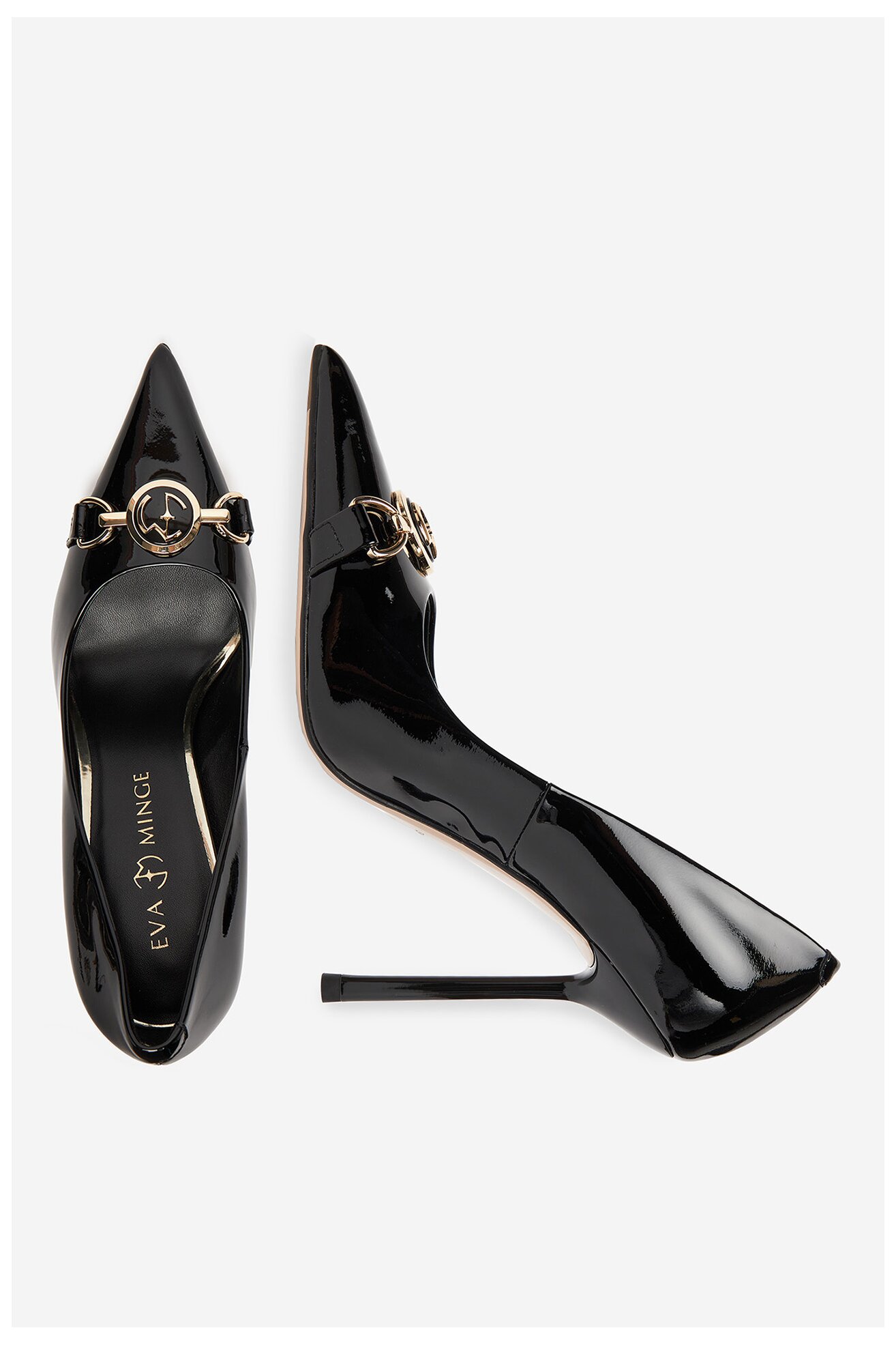 Pantofi cu toc EVA MINGE EO-NOVA-1677-13-3 NEGRU