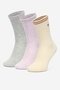 Zokni ROXY CEO_BR_ROXY_2032_W_AW25 (3 PACK) BÉZS