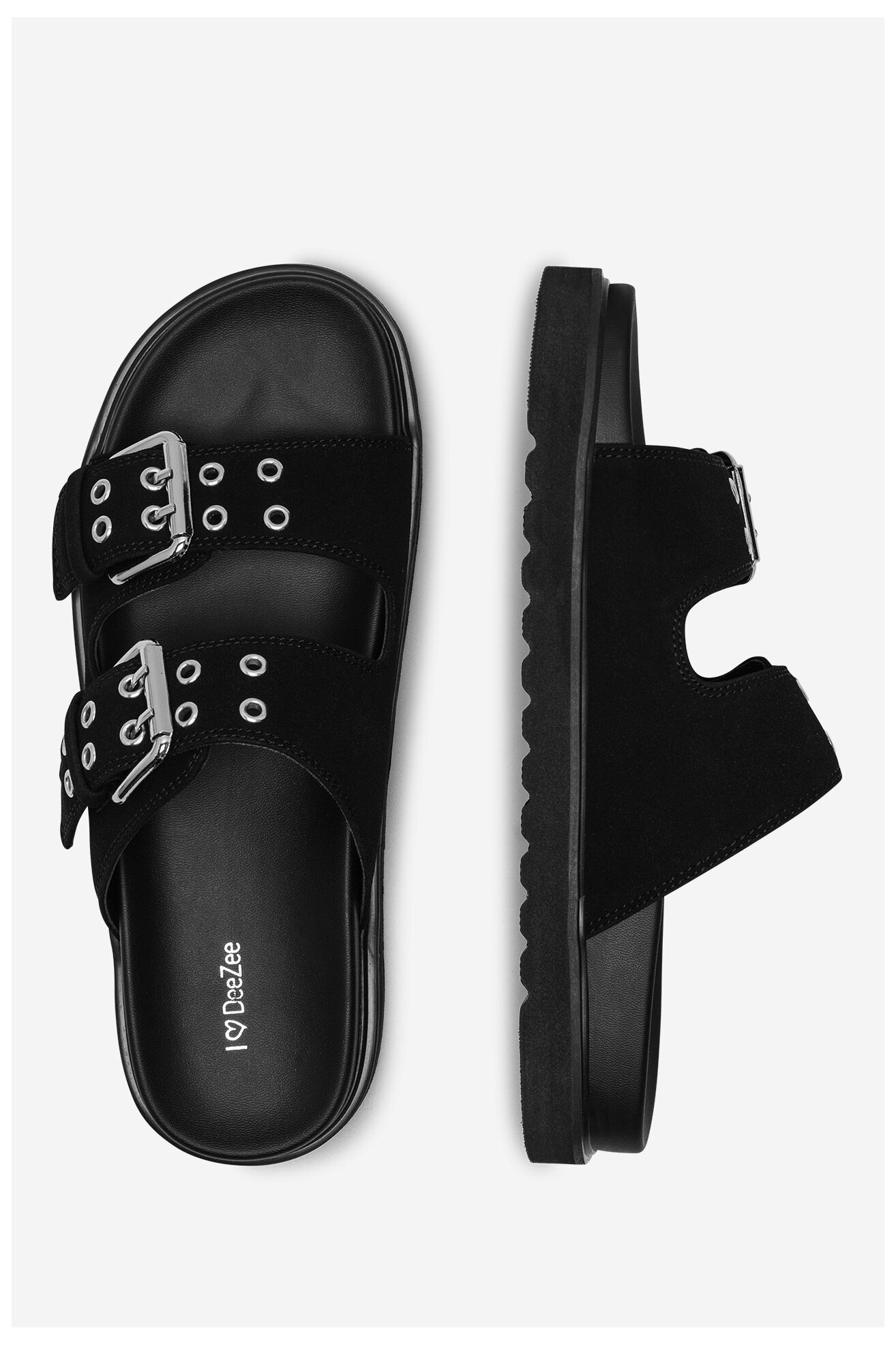 Klapki DeeZee HY86009-16 Czarny