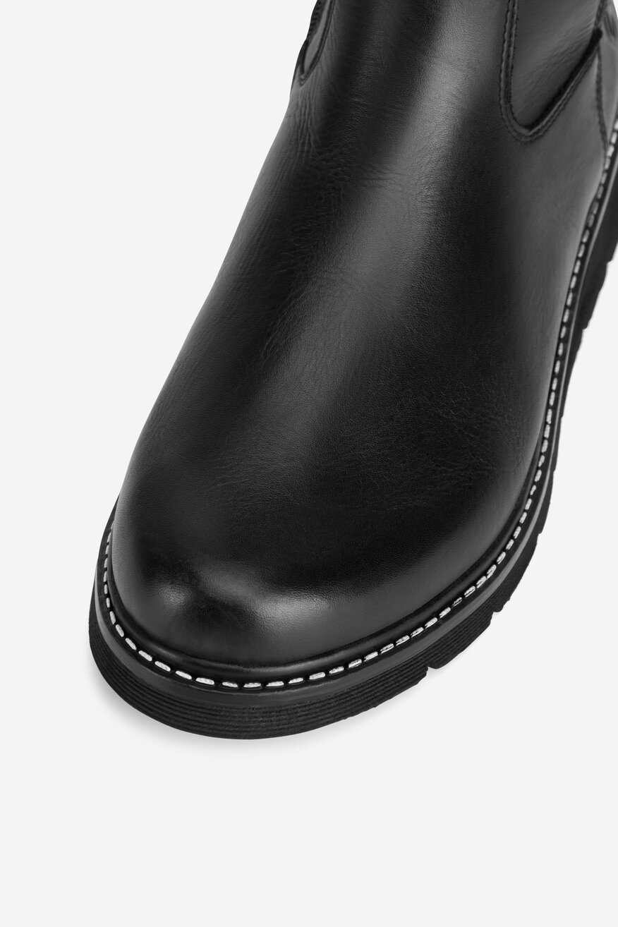 
                Remonte - Kozaki skórzane ocieplane - 2230068916182