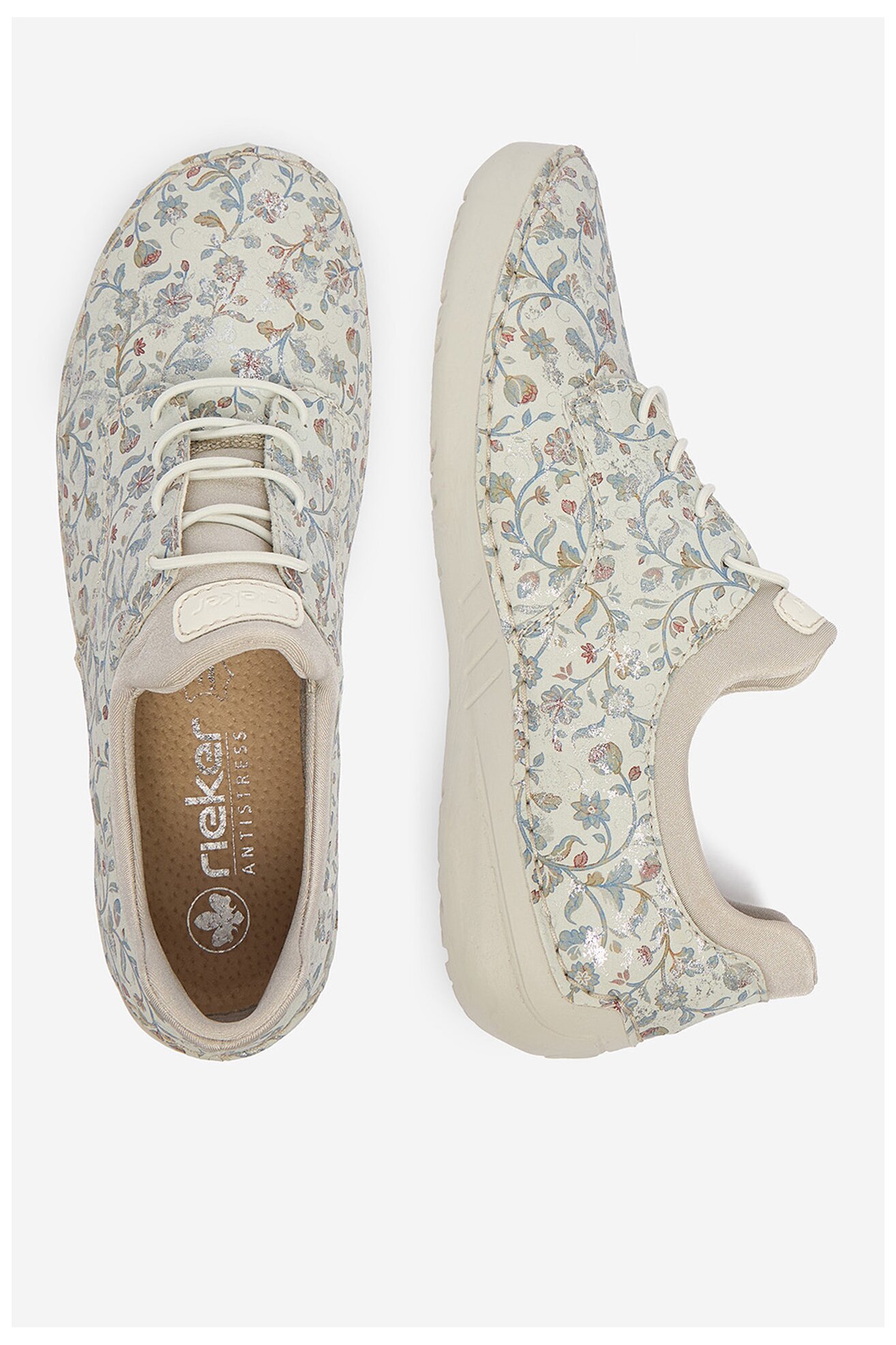 Половинки обувки Rieker CEO-52575-90 СВЕТЛОСИВ