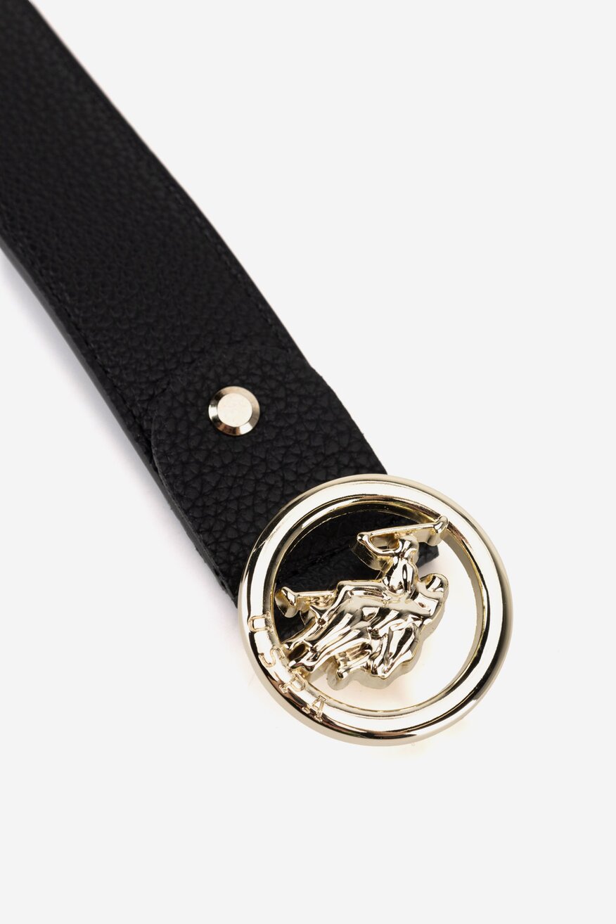 Дамски колан U.S. POLO ASSN. ЧЕРЕН - 5903419130311