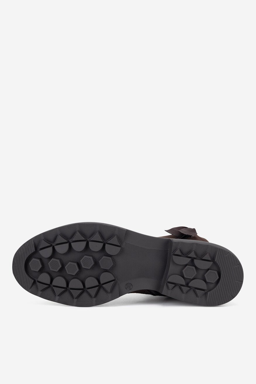 Lasocki - Trzewiki skórzane ocieplane - 5905588938507