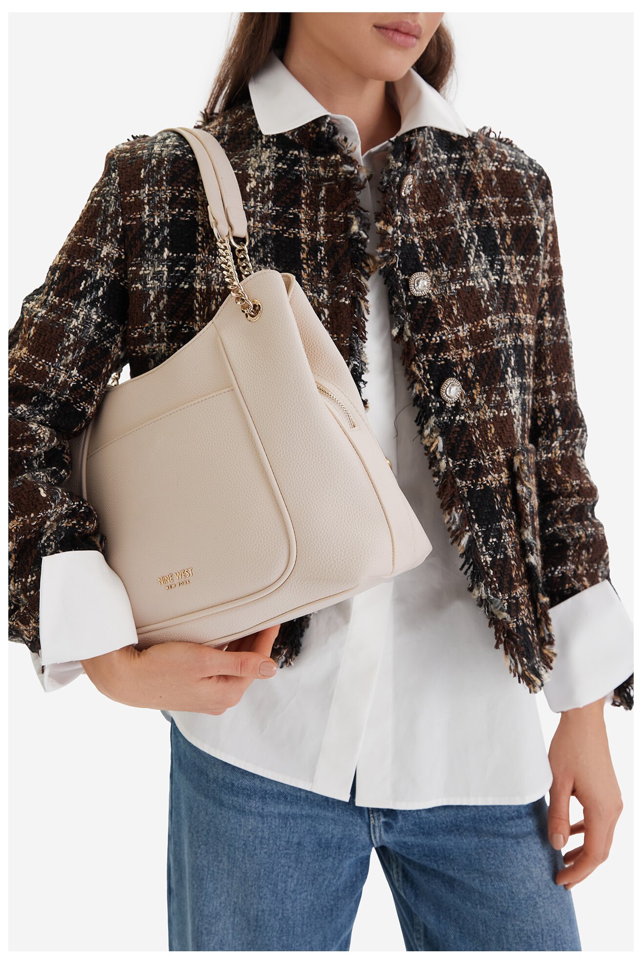 Torebka NINE WEST CEO-Novara-LDA8567 Ivory