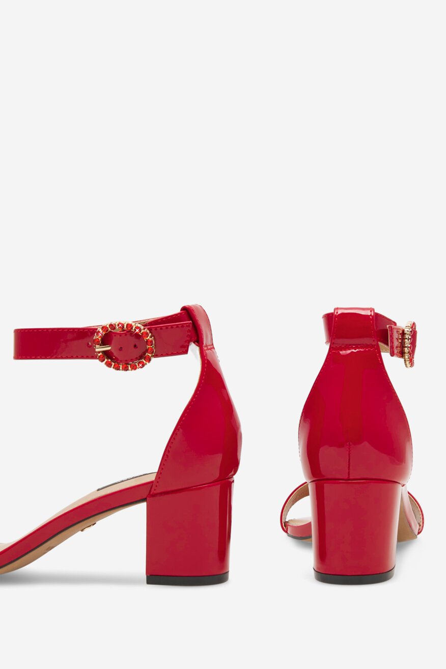 Sandály NINE WEST ČERVENÁ - 5905588562085