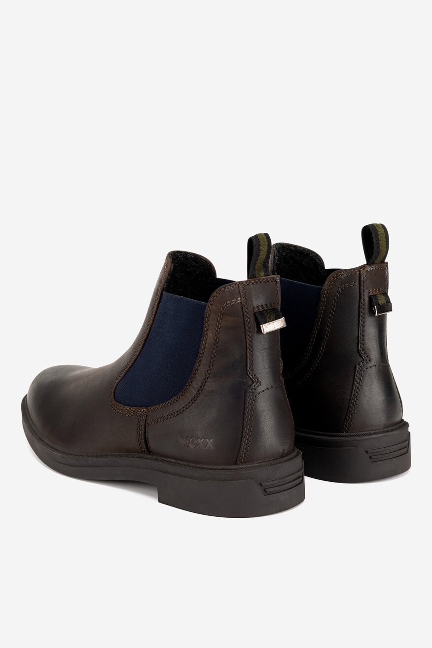 Mexx - Sztyblety skórzane ocieplane - 5903419549137