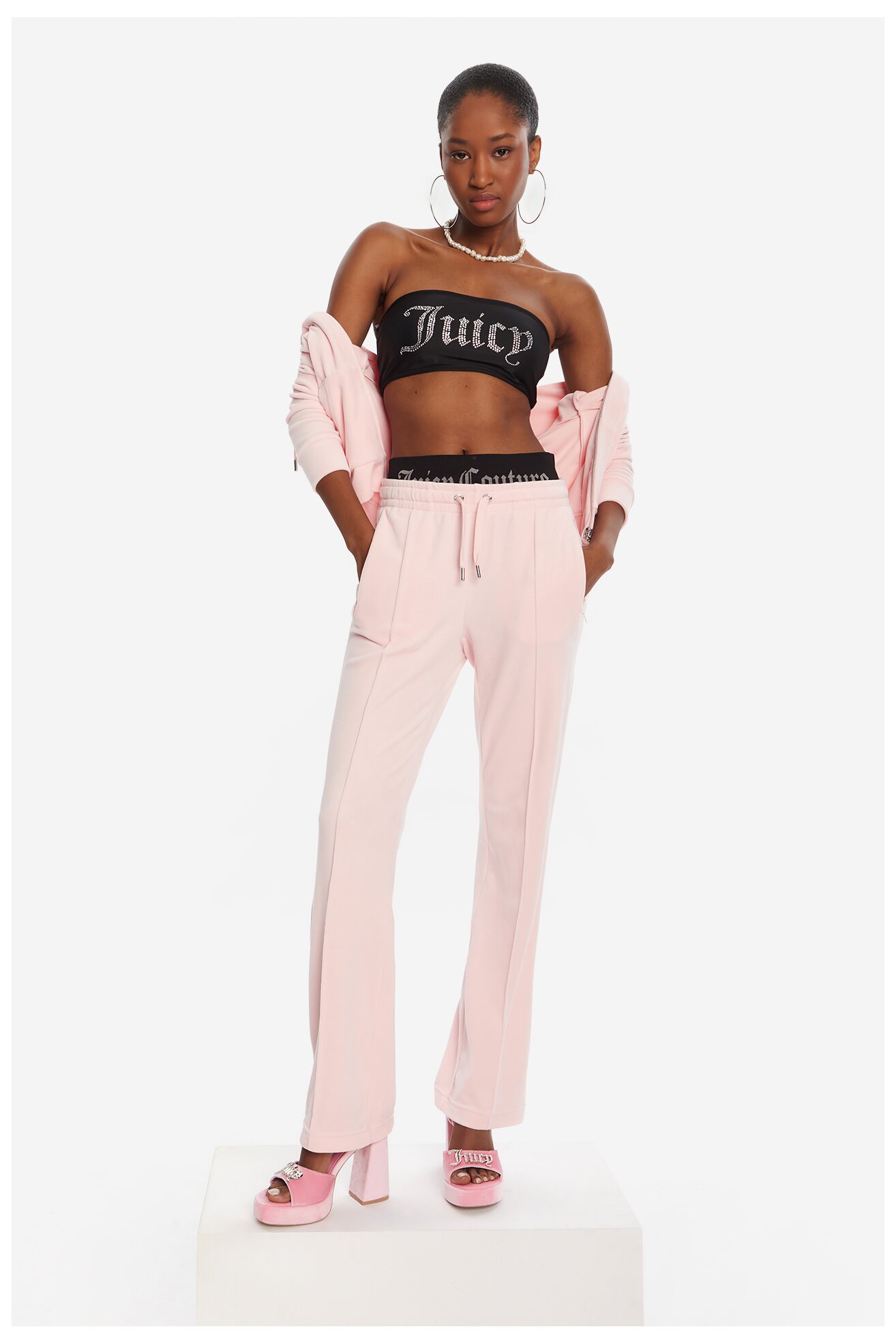Szandál Juicy Couture EO-WSS21645-01 RÓZSASZÍN