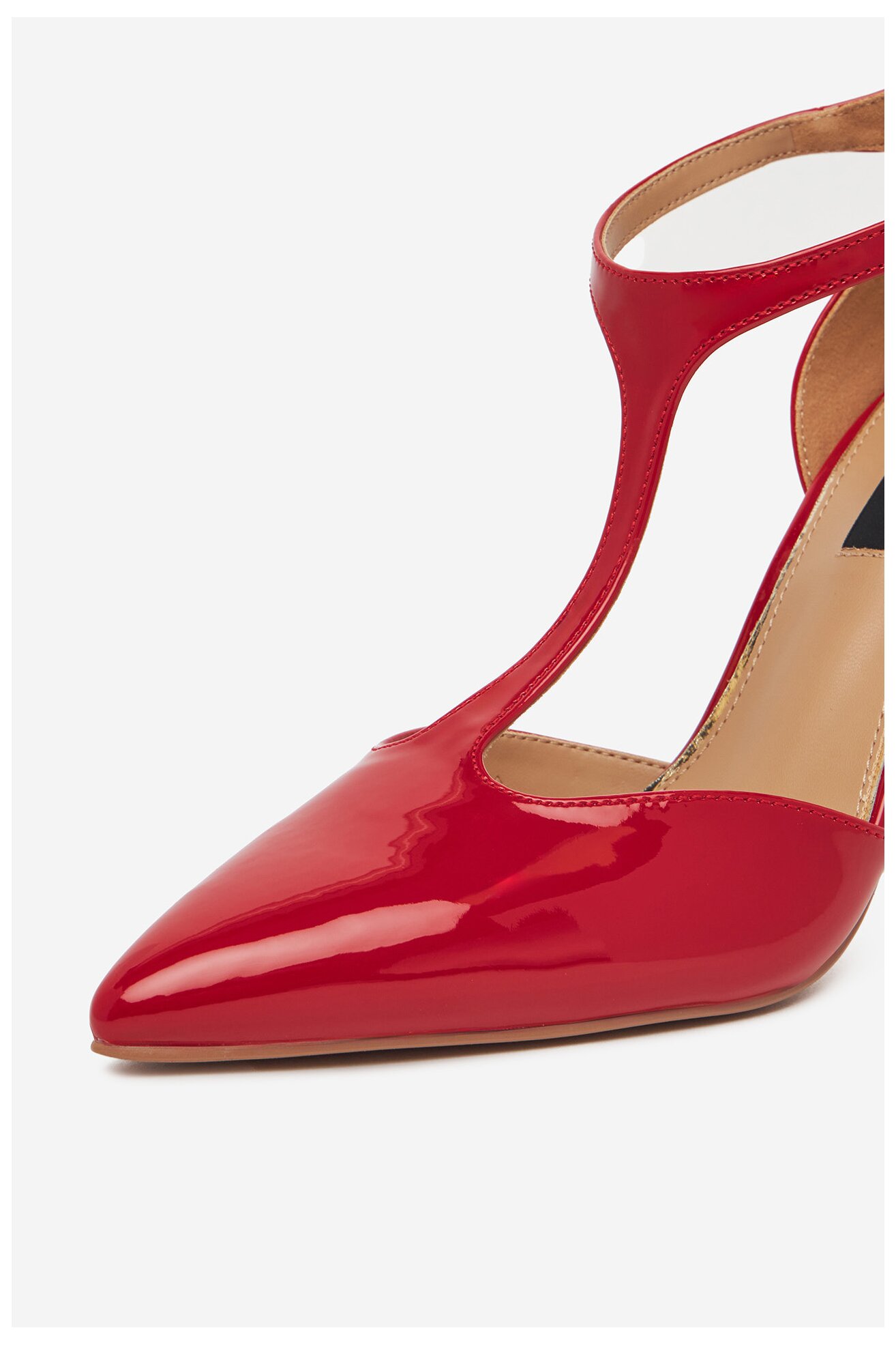 Lodičky NINE WEST WS21582-01 ČERVENÁ