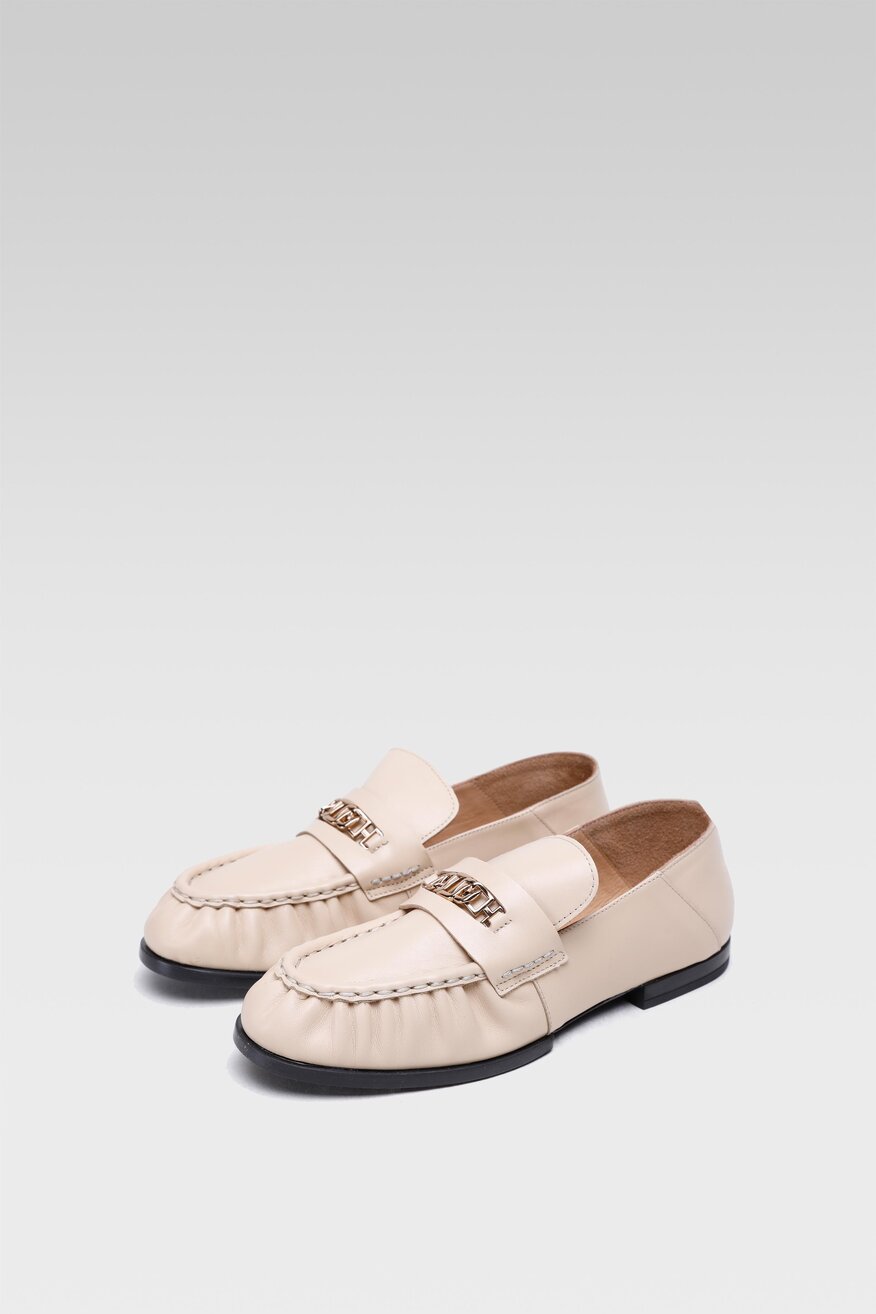 
                Gino Rossi - Mokasyny skórzane z aplikacją - 5904248286262