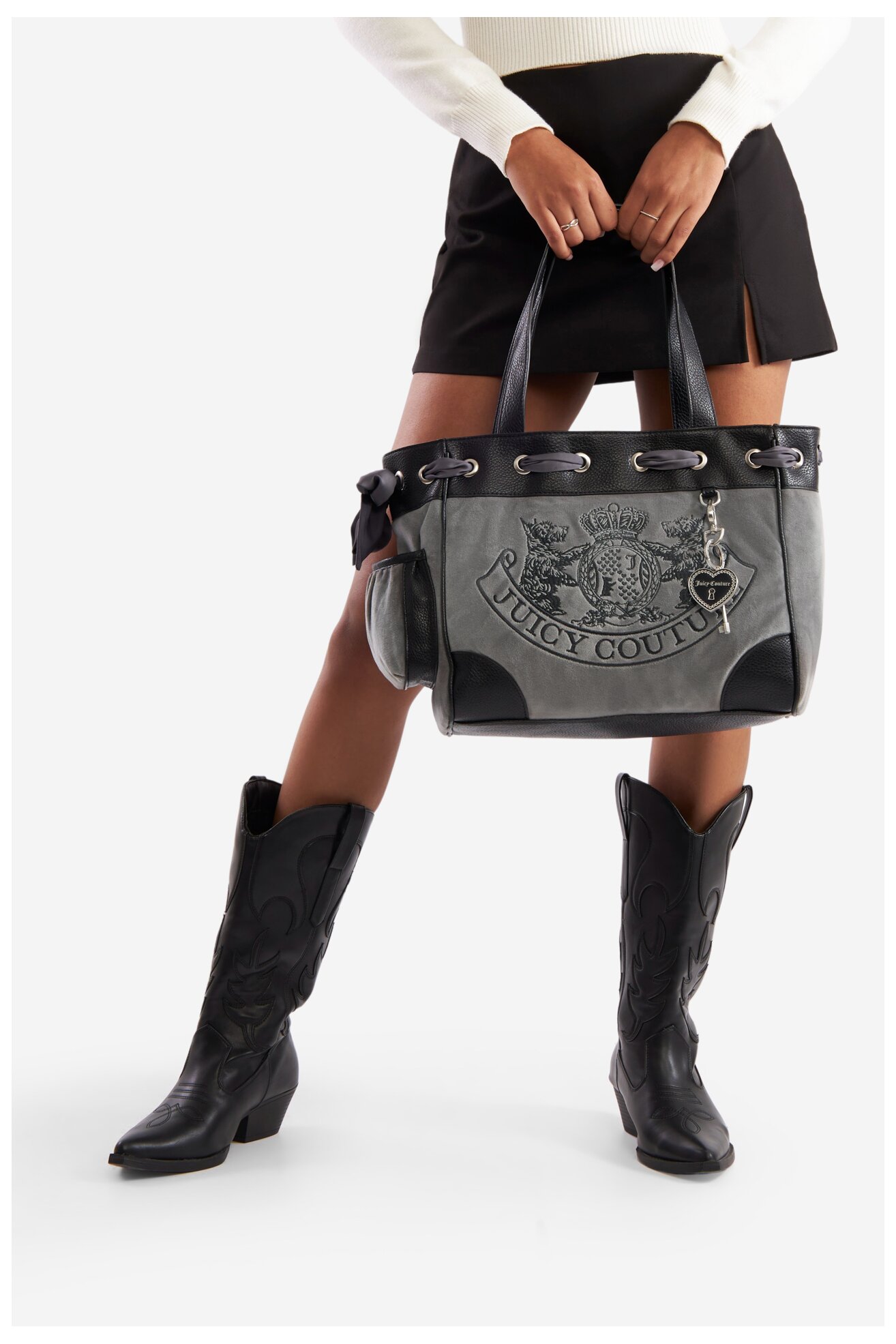 Kézitáska Juicy Couture BIJXT8674WZC SZÜRKE