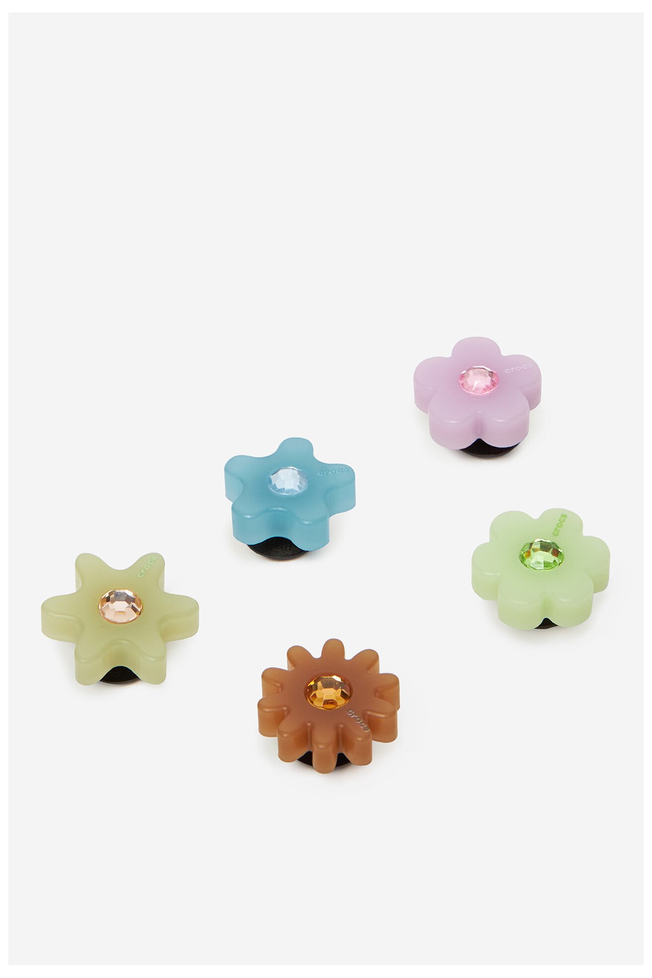 Dekoracija za cipele Crocs ENLIGHTEN FLOWER 5 PACK 10014693 MIKS