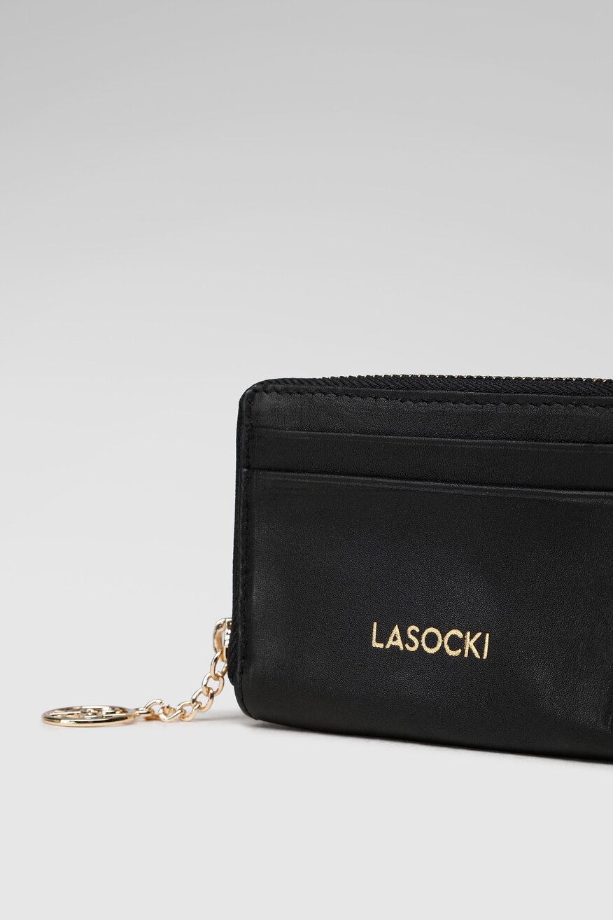 
                Lasocki - Mały portfel damski czarny - 5904248132170