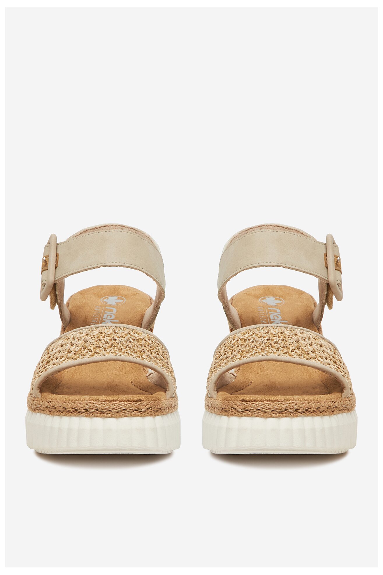 Sandały Rieker 69176-62 Beżowy