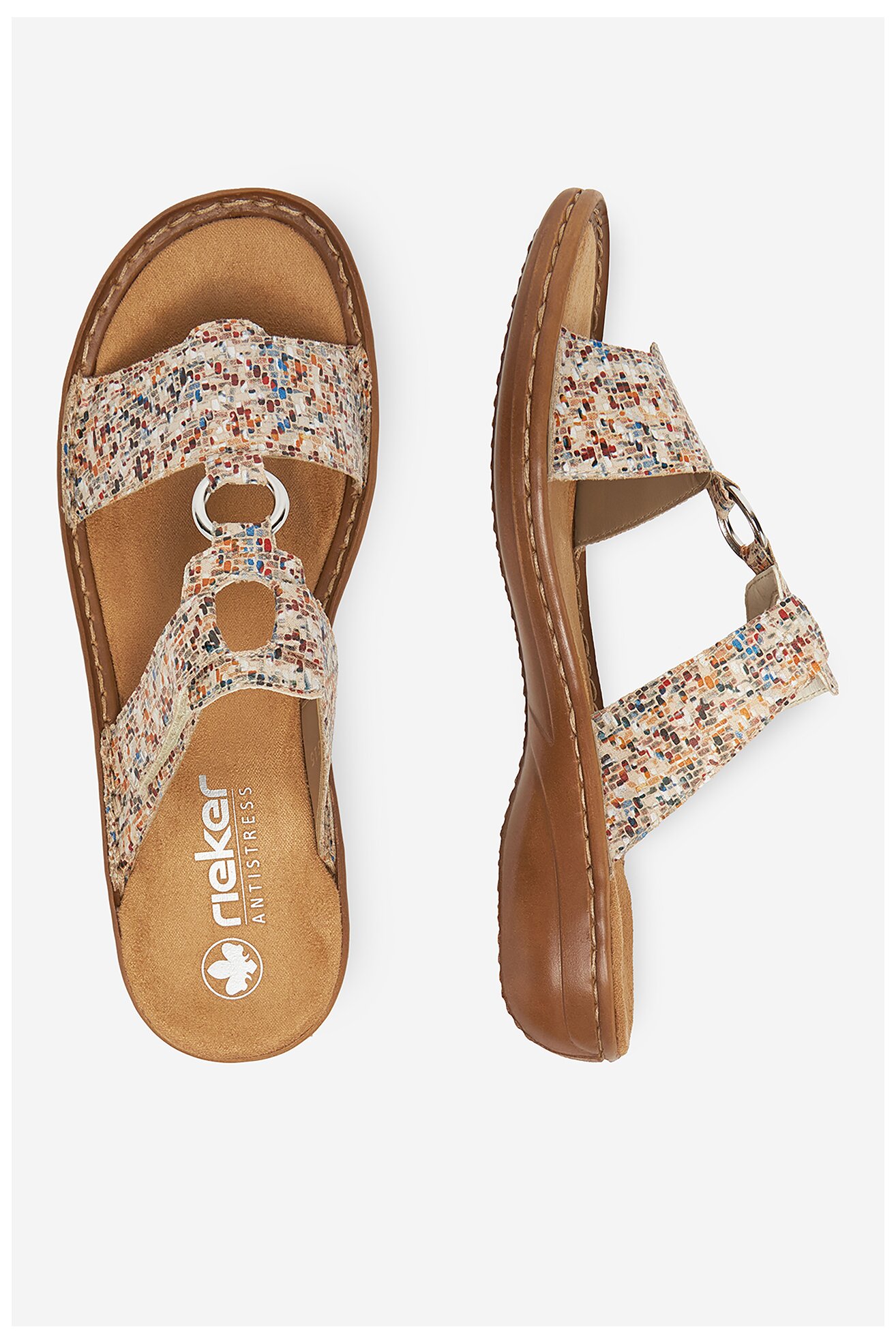 Șlapi Rieker 608A0-93 MIX