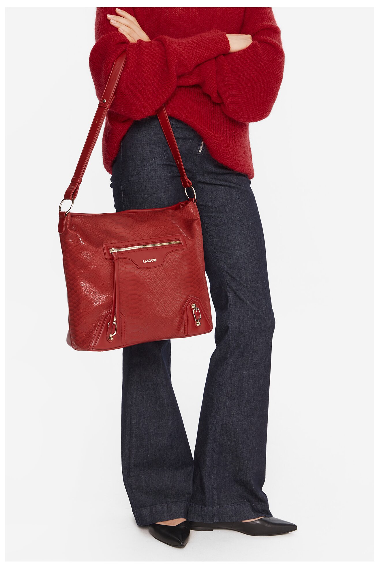 Дамска чанта Lasocki C-LSK-X-007-08 ЧЕРВЕН