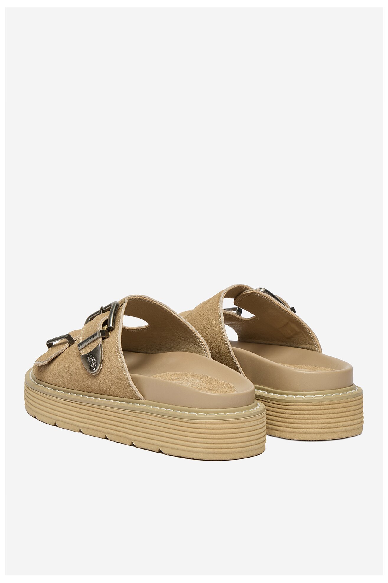 Klapki U.S. POLO ASSN. EO-TANIA001W/6S1 Beżowy