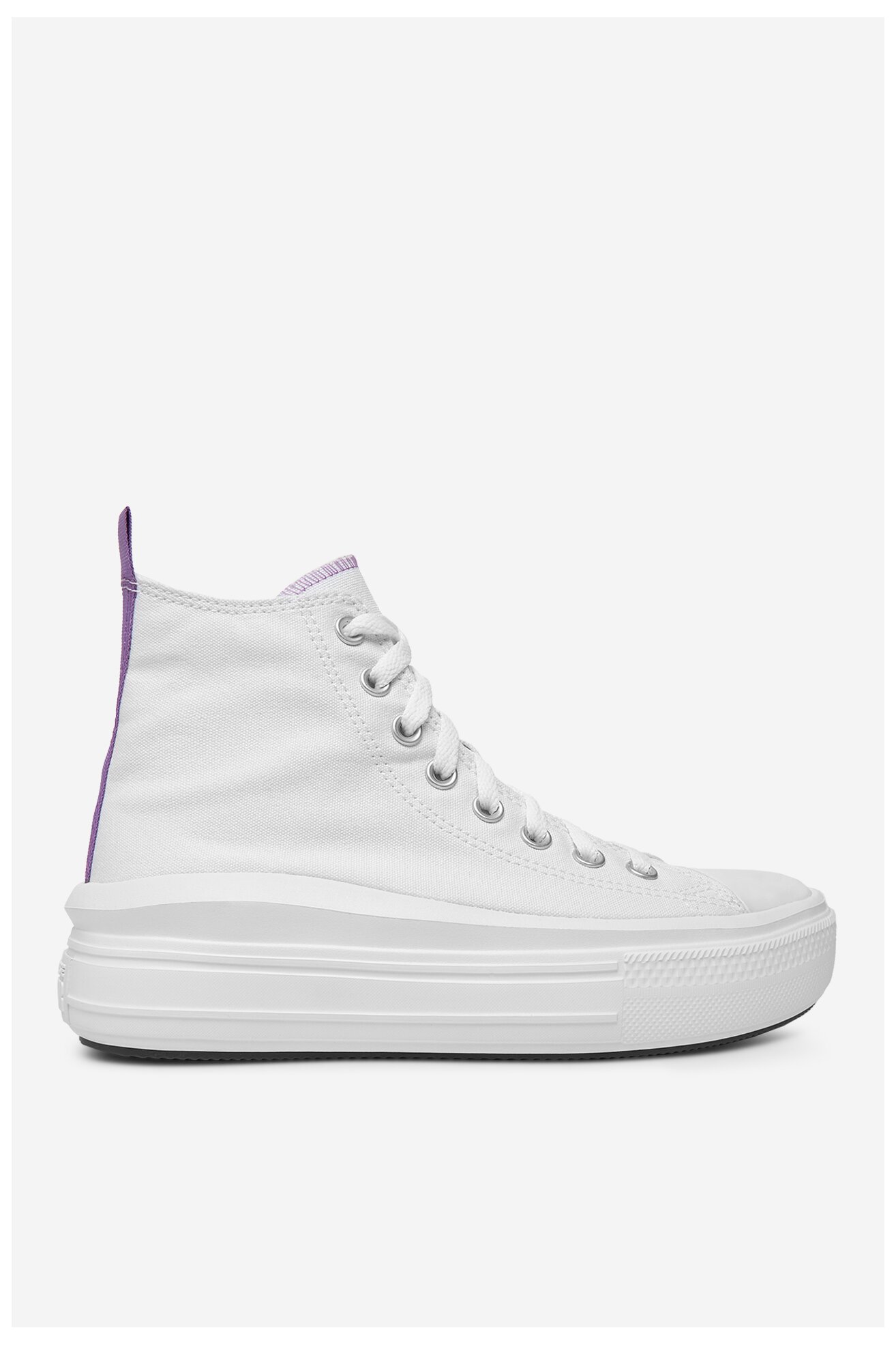 Vászoncipő Converse CHUCK TAYLOR ALL STAR MOVE PLATFORM A03667C FEHÉR