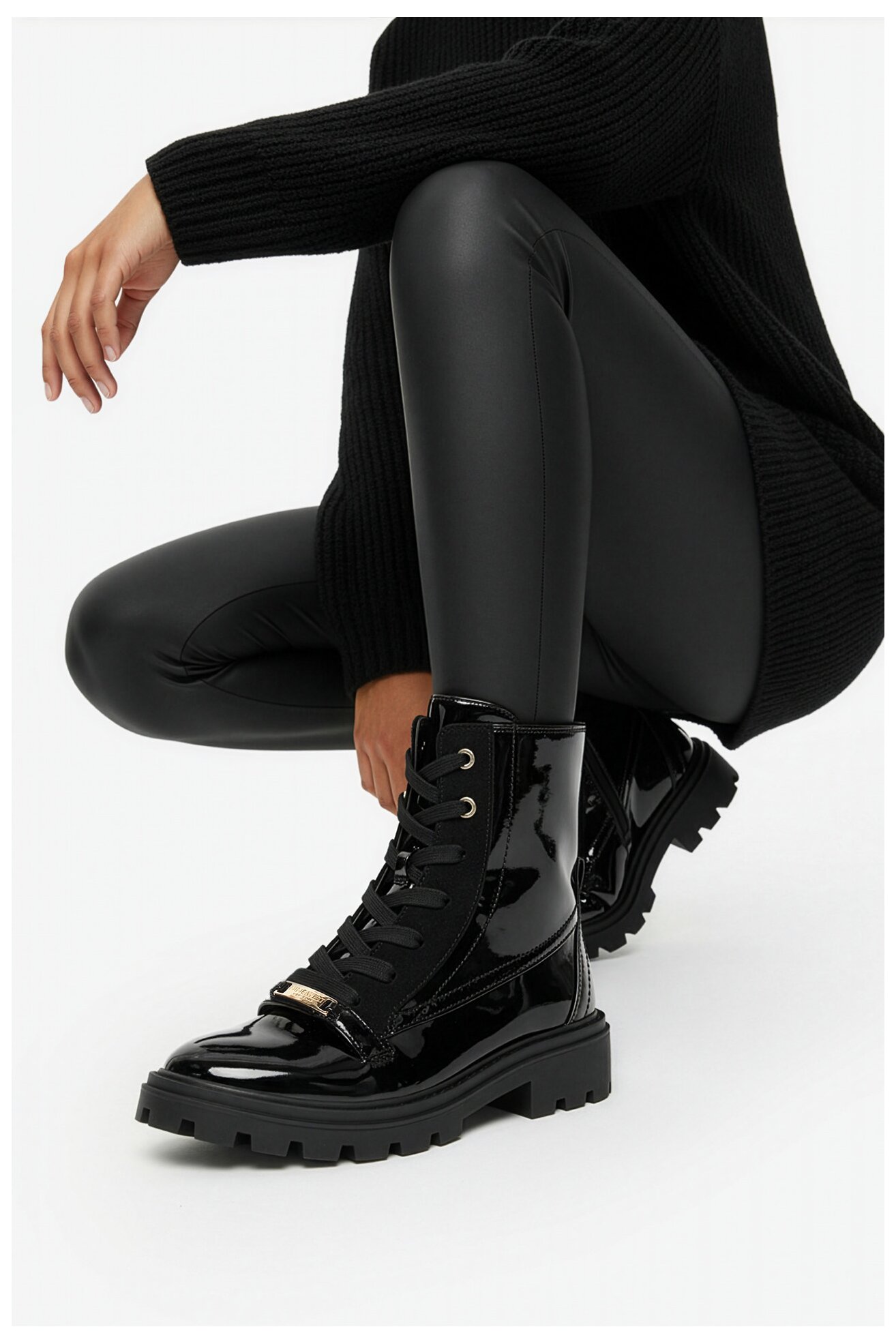 Duboke cipele NINE WEST CEO-NIDA-01 CRNA